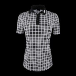 PXG Women Performance Plaid Polo Size S